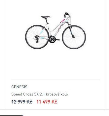 GENESIS Speed Cross SX 2.1 krosové kolo