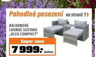 BALKONOVÁ LOUNGE SESTAVA OLEA COMPACT - OBI aktualniletaky.eu