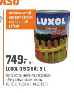 LUXOL ORIGINÁL 5 L - OBI aktualniletaky.eu