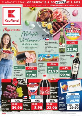 aktuální leták Kaufland 13.4.2022-17.4.2022