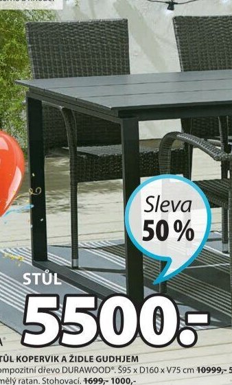 Zahradní stůl KOPERVIK