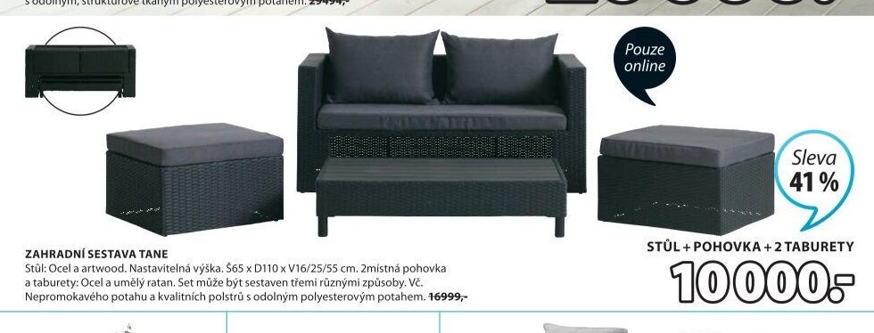 ZAHRADNÍ SESTAVA TANE