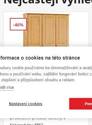 Dvoudveřová skříň 8862