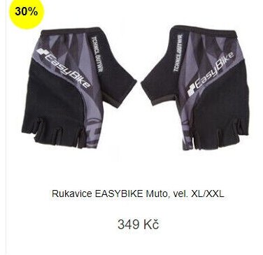 Rukavice EASYBIKE Muto, vel. XL/XXL