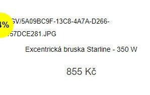 Excentrická bruska Starline - 350 W