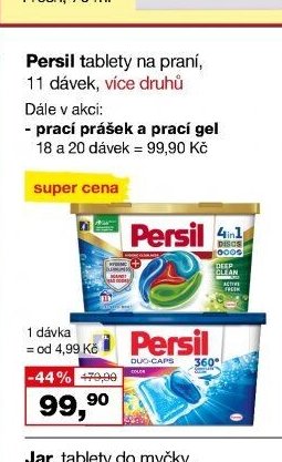 Persil tablety na praní, 11 dávek