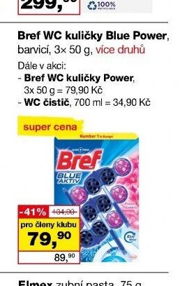 Bref WC kuličky Blue Power