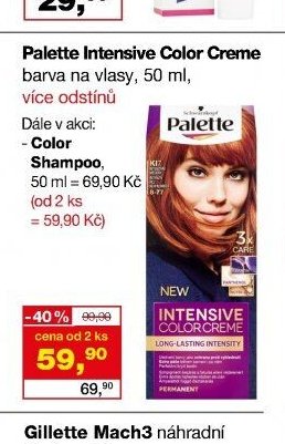 Palette Intensive Color Creme barva na vlasy