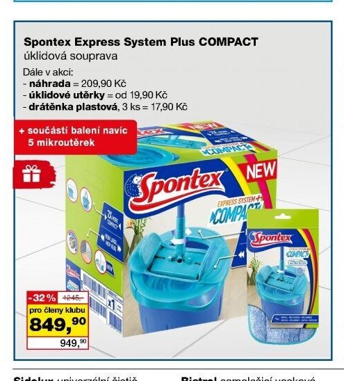 Spontex Express System Plus COMPACT úklidová souprava