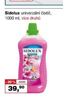 Sidolux univerzální čistič, 1000 ml