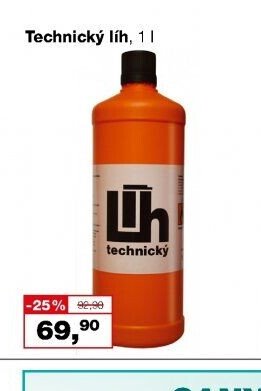 Technický líh, 1 l