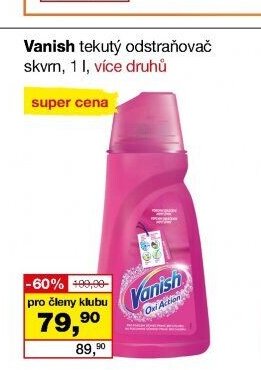 Vanish tekutý odstraňovač skvrn, 1 l
