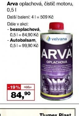 Arva oplachová, čistič motoru, 0,5 l