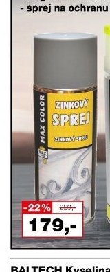 Max Color zinkový sprej, 400 ml