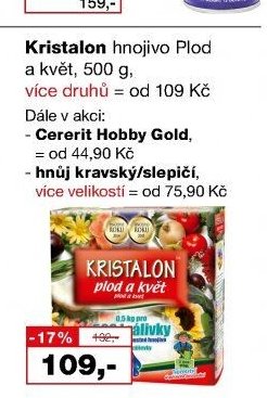 Kristalon hnojivo Plod a květ, 500 g