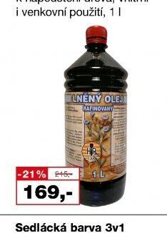 Lněný olej rafinovaný
