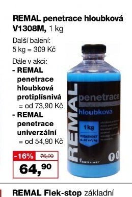 REMAL penetrace hloubková V1308m, 1 kg