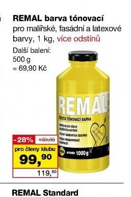 REMAL barva tónovací
