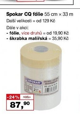 Spokar CQ fólie