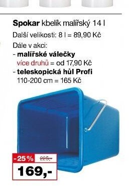 Spokar kbelík malířský 14 l