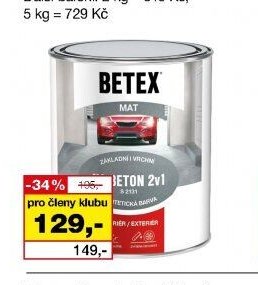 Betex 2v1 na beton