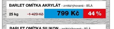 BARLET OMÍTKA AKRYLÁT