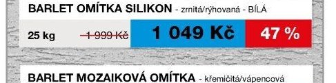 BARLET OMÍTKA SILIKON