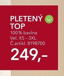 Pletený top