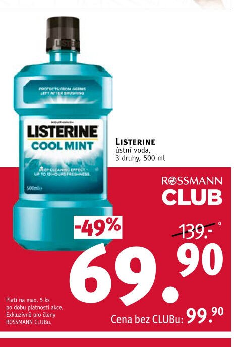 Listerine ústní voda
