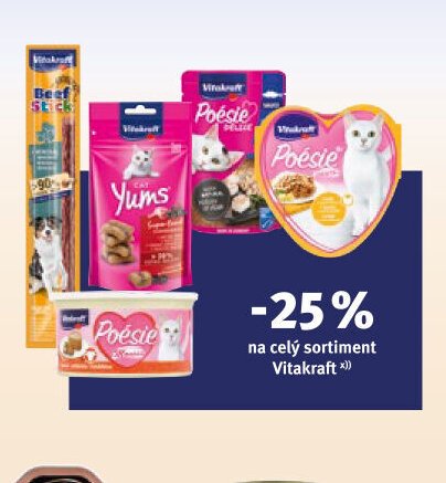 VITAKRAFT -25% na celý sortiment