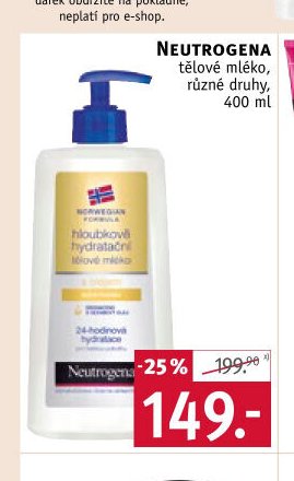 Neutrogena tělové mléko