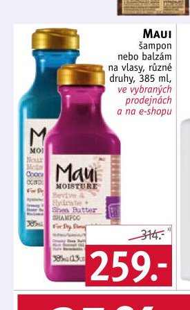 Maui šampon nebo balzám
