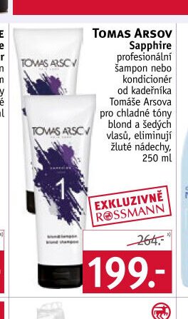 Tomas Arsov Sapphire šampon nebo kondicionér