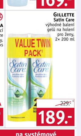 Gillette Satin Care