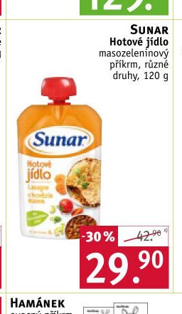 Sunar Hotové jídlo