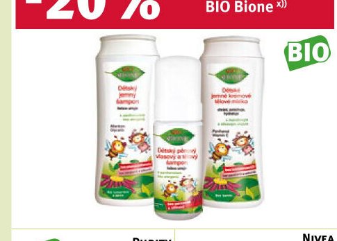 dětská kosmetika BIO Bione