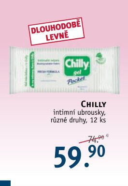 CHILLY intimní ubrousky