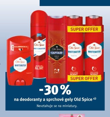 OLD SPICE deodoranty a sprchové gely