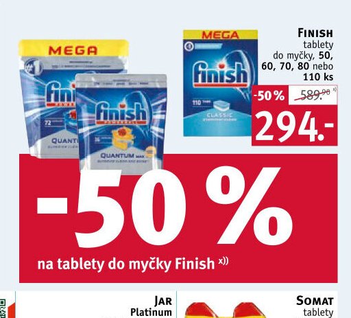 Finish tablety do myčky