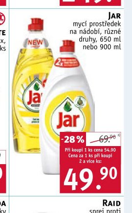 Jar mycí prostředek na nádobí