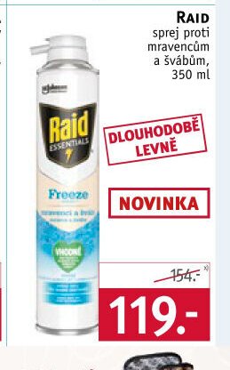 Raid sprej proti mravencům