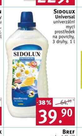Sidolux Universal univerzální mycí prostředek