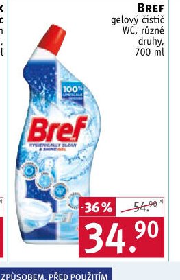 Bref gelový čistič WC