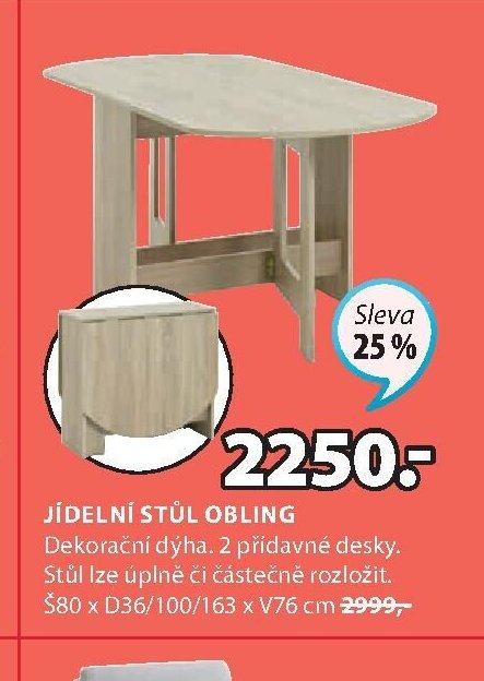 Jídelní stůl OBLING