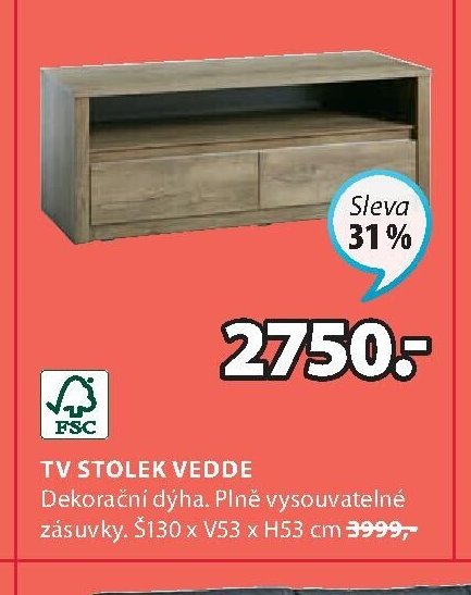 TV stolek VEDDE