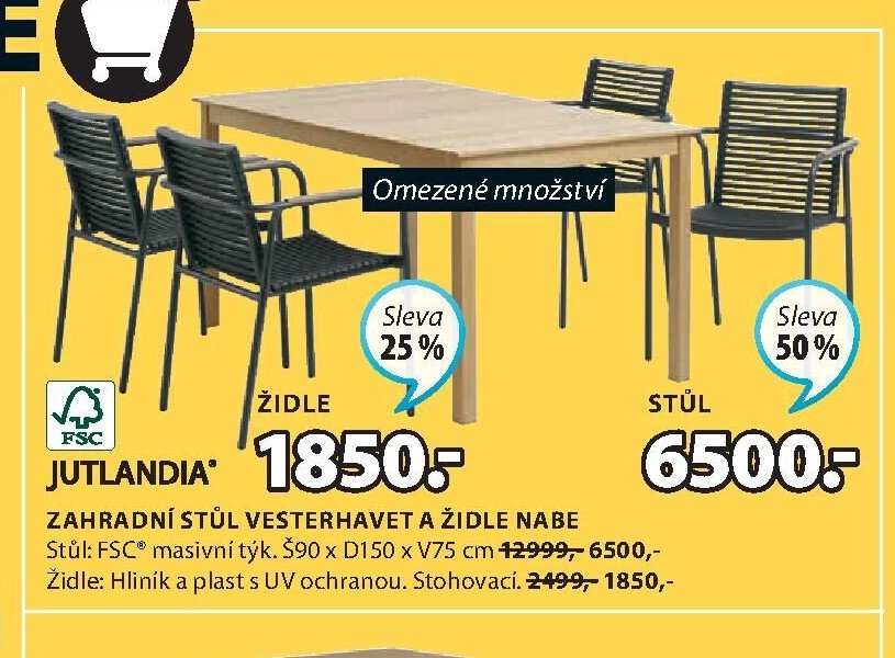 Zahradní stůl Vesterhavet