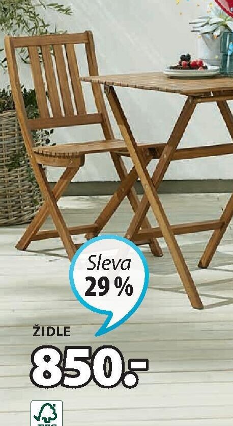 BALKONOVÝ STOLEK A ŽIDLE EGELUND (Židle)