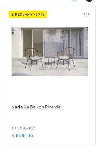 Sada Na Balkon Ricarda