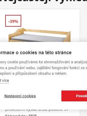 Dětská postel s úložným prostorem