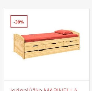 Jednolůžko MARINELLA